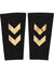 870-0870 TRANSPARENT/BLACK/GOLD