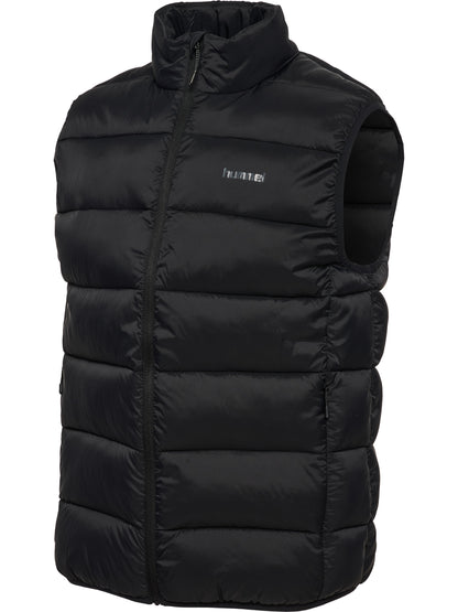 hmlLIGHTWEIGHT PUFFER VEST – BLACK