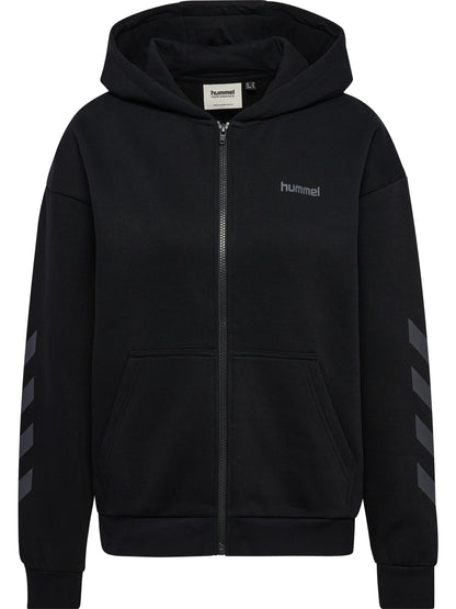 hmlKEEPER CHEVRON W ZIP HOODIE – BLACK