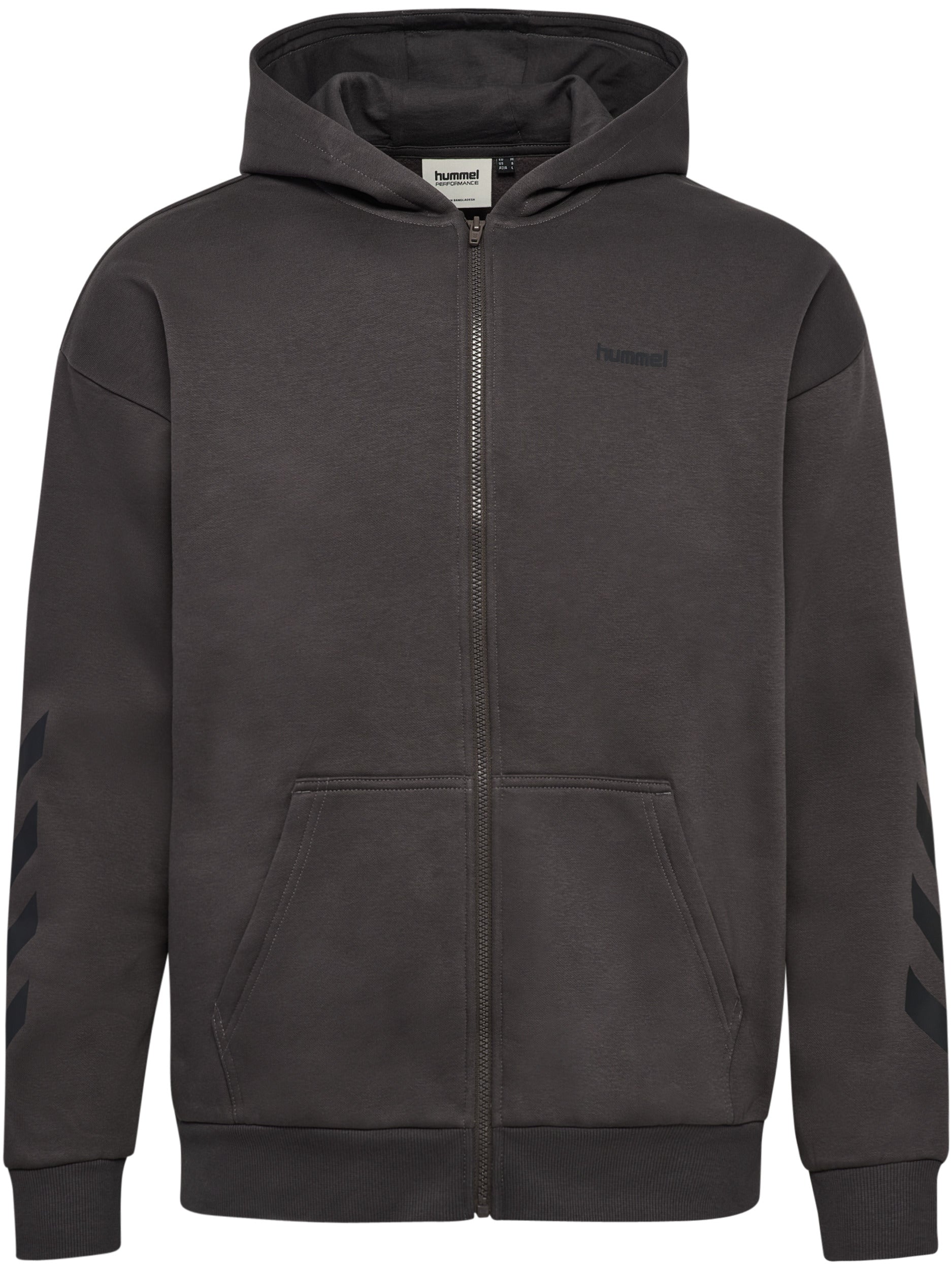 hmlKEEPER CHEVRON ZIP HOODIE – SHALE