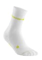 CEP NEON MID-CUT SOCKS, WHITE/NEON PINK, WOMEN