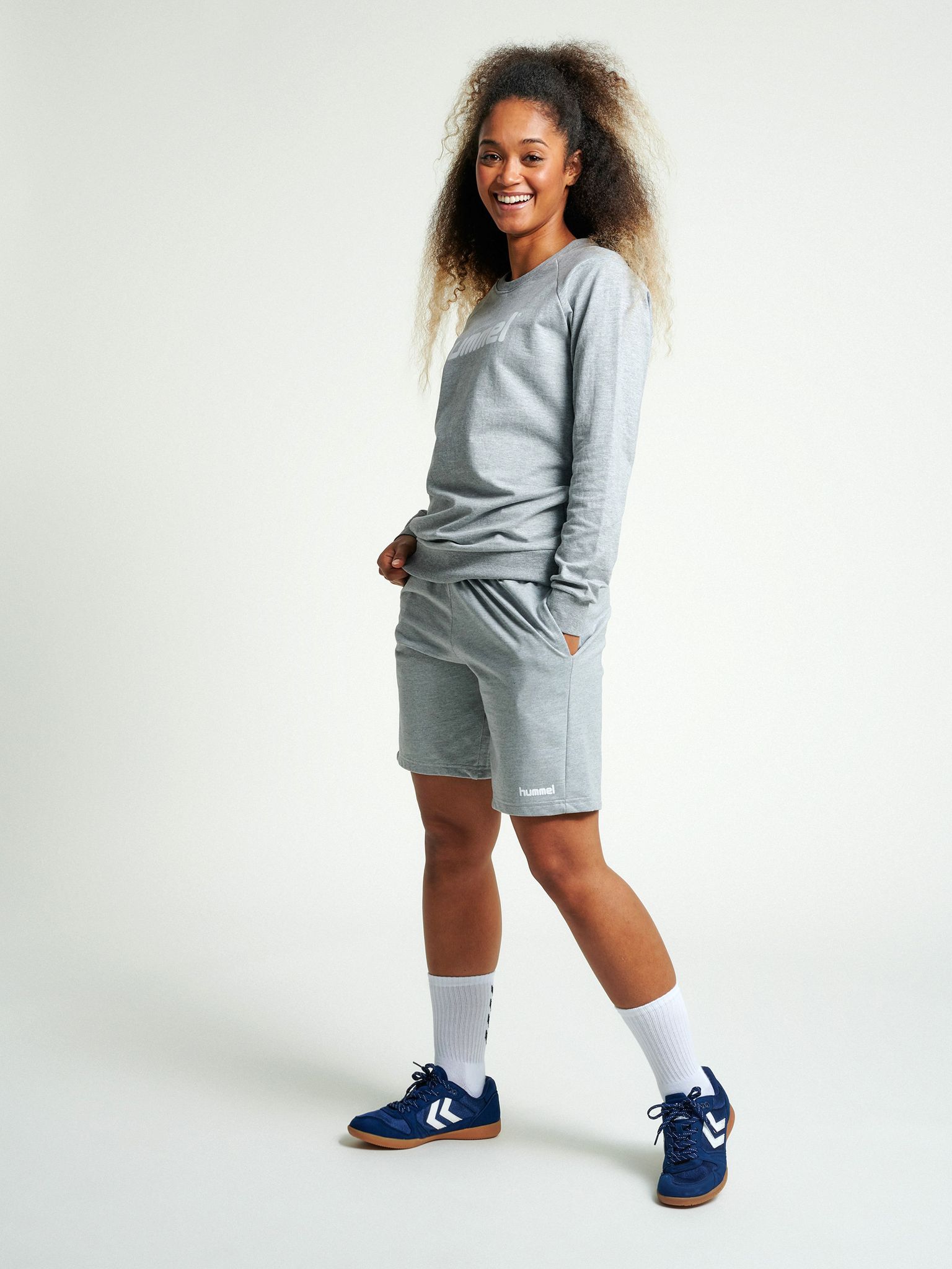 HMLGO COTTON LOGO SWEATSHIRT WOMAN
