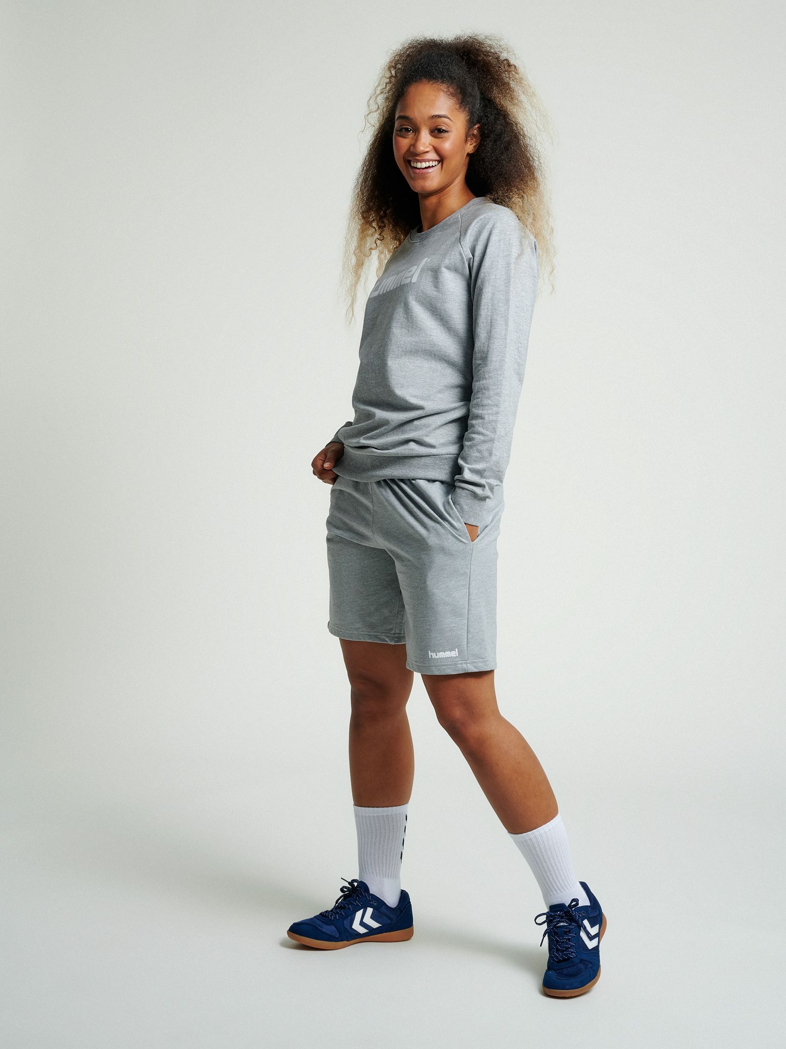 HMLGO COTTON LOGO SWEATSHIRT WOMAN