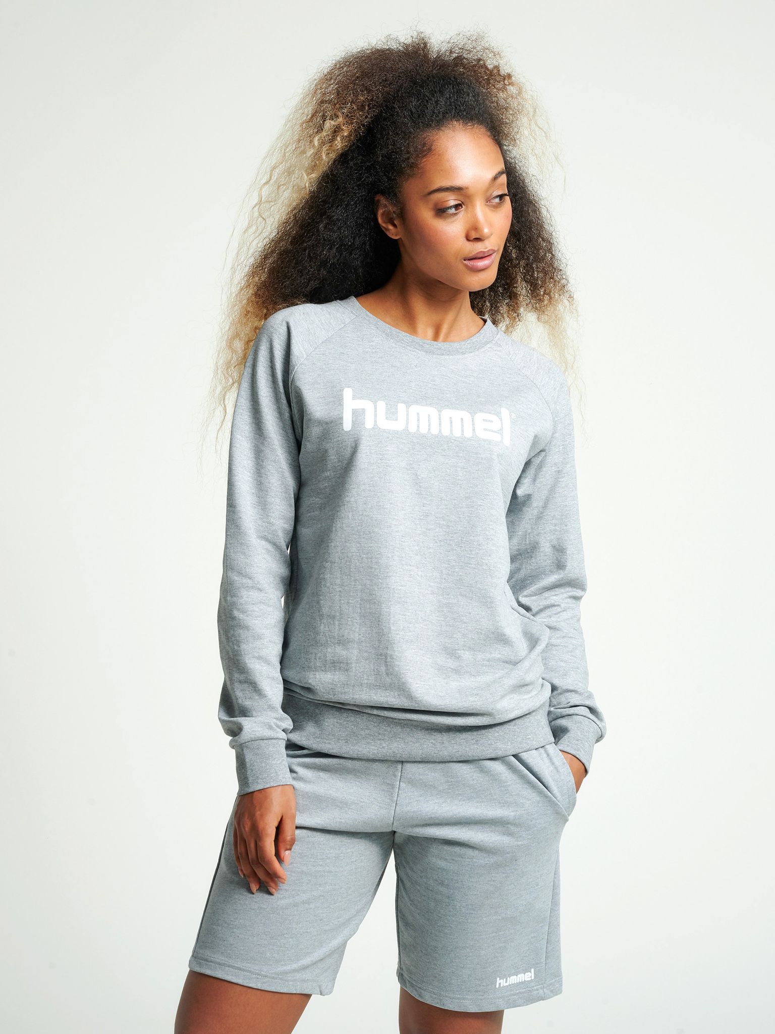 HMLGO COTTON LOGO SWEATSHIRT WOMAN