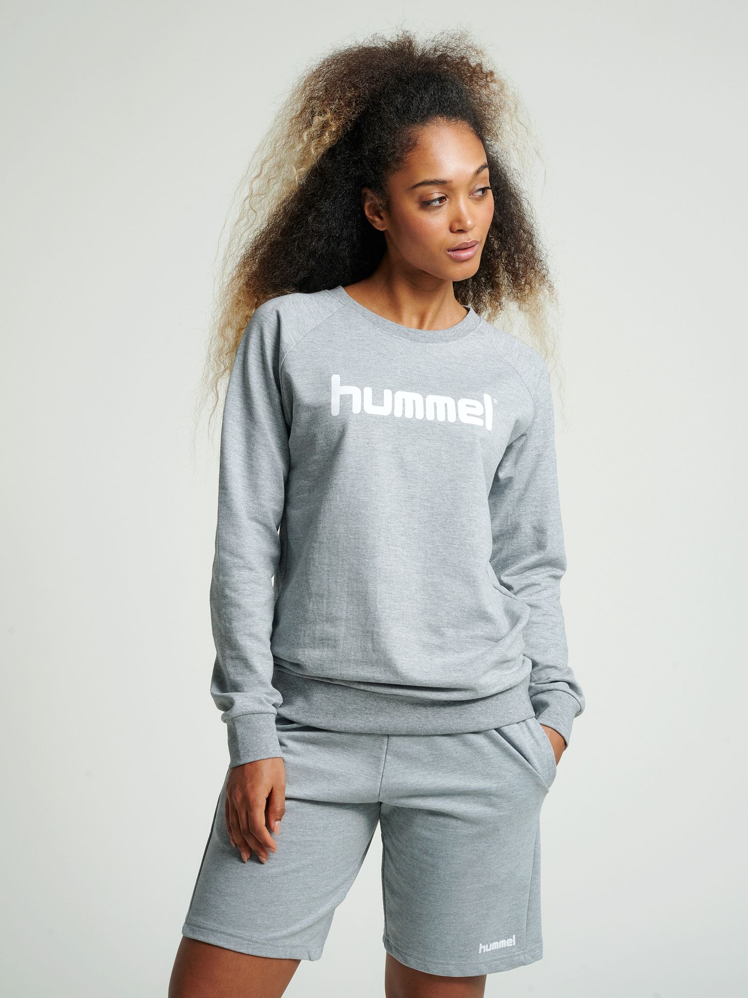 HMLGO COTTON LOGO SWEATSHIRT WOMAN