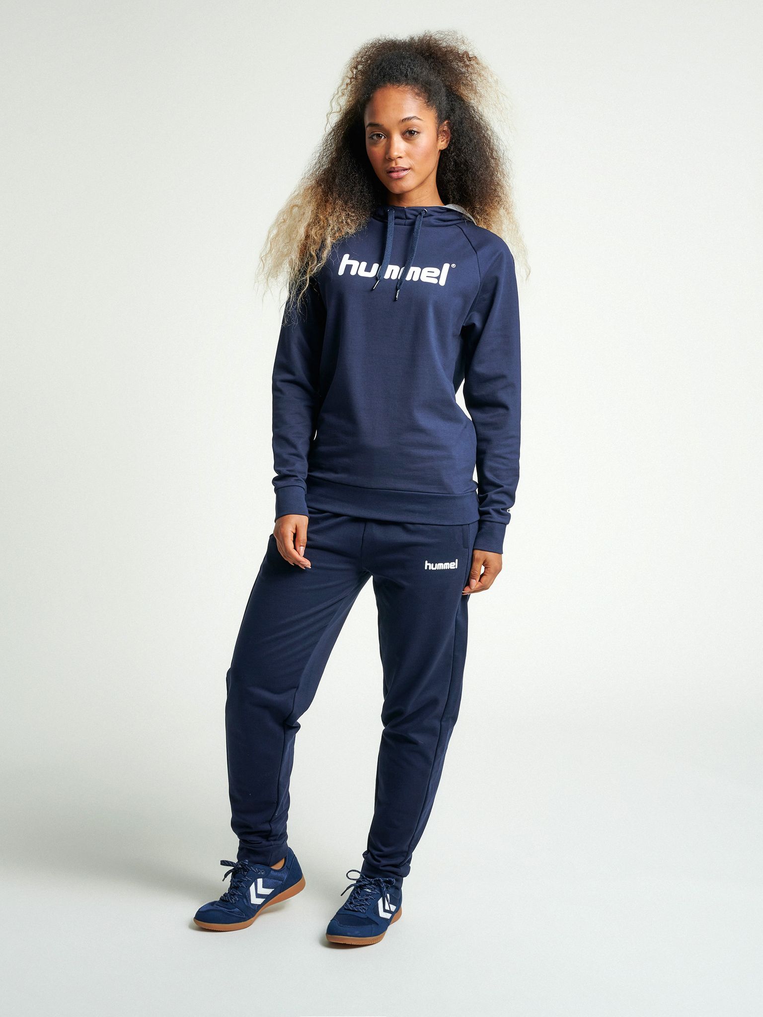 HMLGO COTTON LOGO HOODIE WOMAN