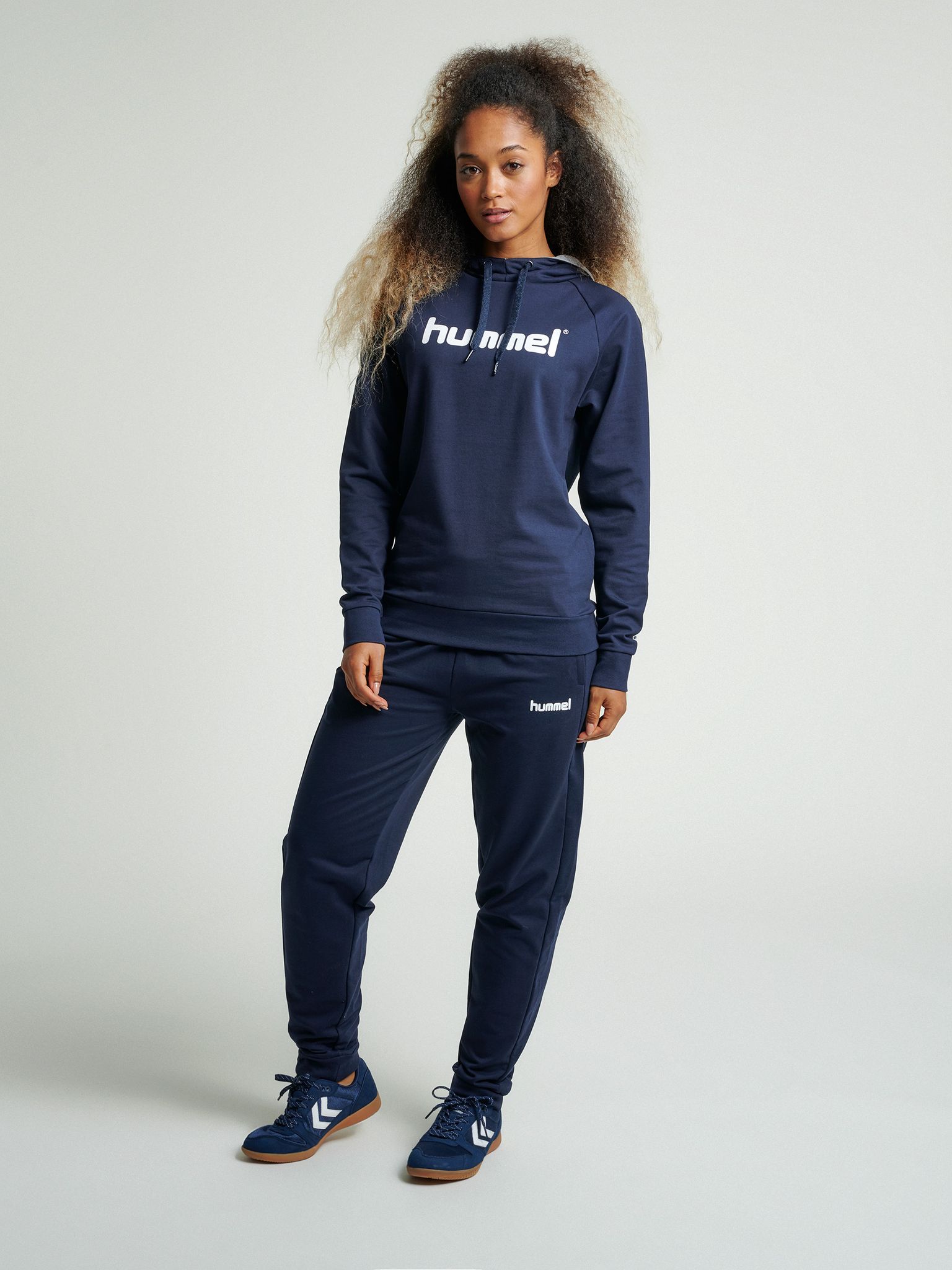 HMLGO COTTON LOGO HOODIE WOMAN